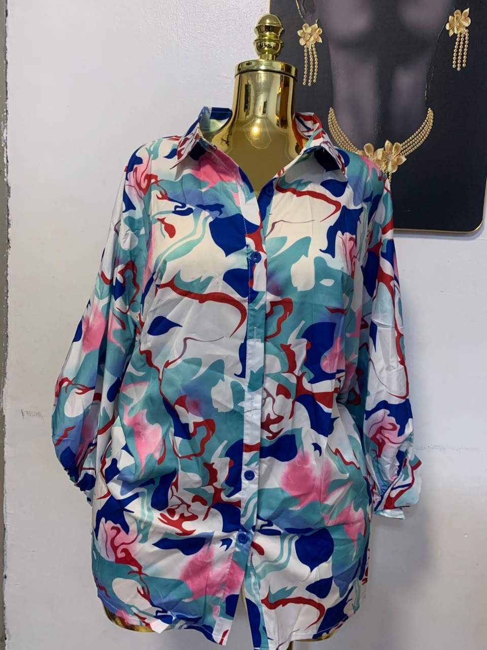 Art-Pop Shirt Dress